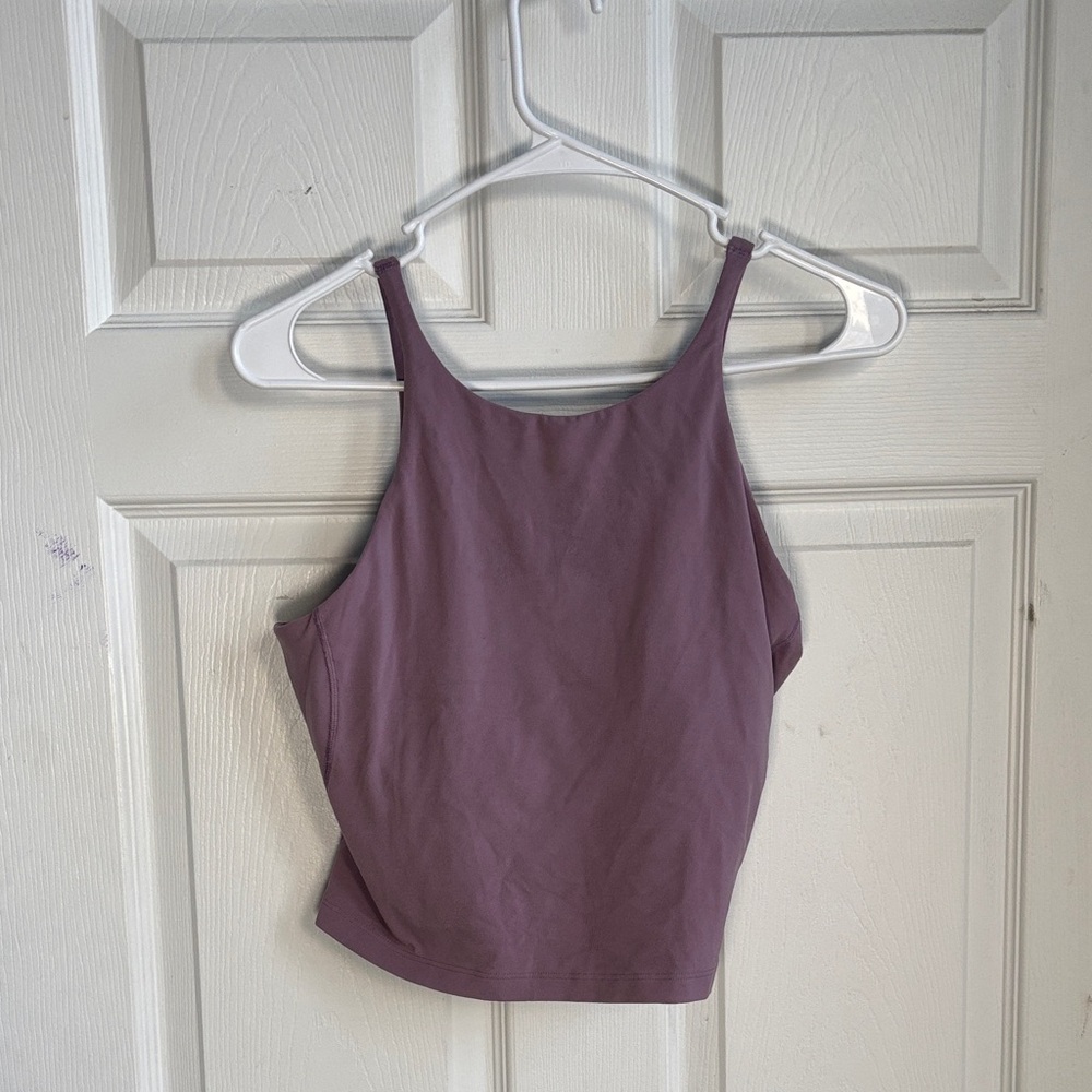 lululemon athletica Mauve High-Neck Tank Top